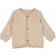 Wheat Wool Fleece Cardigan - Khaki Melange (6422E-786-3204)