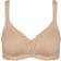 Triumph Sujetador de encaje de algodón para mujer - Beige