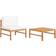 vidaXL 316110 Loungeset, 1 Bord inkl. 1 Soffor