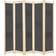 vidaXL 5-Panel Black Room Divider 78.7x66.9"