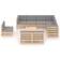 vidaXL 3076839 Loungeset, 1 Bord inkl. 9 Soffor