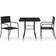 vidaXL 3059440 Set da pranzo per patio, 1 Tavolo incluso 2 Sedie