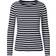 Neutral Ladies Long Sleeve T-shirt - Stripe