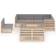 vidaXL 3076719 Loungeset, 1 Bord inkl. 8 Soffor