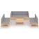 vidaXL 3076474 Lounge-Set, 1 Tisch einschl. 7 Sofas