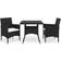 vidaXL 3058308 Ensemble repas de patio, 1 Table incluse 2 Chaises