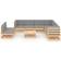 vidaXL 3076909 Loungeset, 1 Bord inkl. 9 Soffor