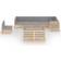 vidaXL 3076724 Loungeset, Bord inkl. 9 Soffor