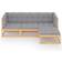 vidaXL 3076574 Loungesæt, borde inkl. 3 sofaer