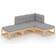 vidaXL 3076524 Lounge-Set, Tisch einschl. 2 Sofas