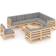 vidaXL 3076859 Lounge-Set, 1 Tisch einschl. 9 Sofas