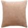 vidaXL Velour 4-pack Pudebetræk Beige (40x40cm)