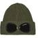 C.P. Company Extra Fine Merino Wool Goggle Beanie - Green