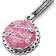 Pandora Birthday Cake Dangle Charm - Silver/Pink/Transparent