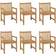 vidaXL 3059940 Set da pranzo per patio, 1 Tavolo incluso 6 Sedie