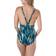 Speedo Aurasheen Printed Swimsuit - Nordic Teal/Black