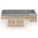 vidaXL 3076664 Loungesæt, borde inkl. 8 sofaer