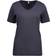 ID Ladies Interlock V-Neck T-Shirt - Navy