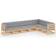 vidaXL 3076654 Loungeset, Bord inkl. 7 Soffor