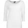 ID Ladies Stretch 3/4 Sleeved T-Shirt - White