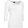 ID Ladies Stretch 3/4 Sleeved T-Shirt - White