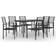 vidaXL 3060258 Patio Dining Set, 1 Table incl. 6 Chairs