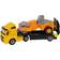 Wader Volvo Powertruck Trailer Truck with Road Roller