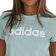 Adidas Women Essentials Linear T-shirt - Green Tint/White