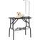 vidaXL Dog Grooming Table Black and Silver