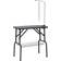 vidaXL Dog Grooming Table Black and Silver