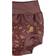 Wheat Neoprene Swim Pants Ruffle - Maroon Flowers