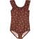 Wheat Marie-Louise Swimsuit - Maroon Flowers (1732E-169-2753)