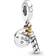 Pandora Two-tone Birthday Candle Dangle Charm - Silver/Gold