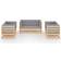 vidaXL 3076489 Loungesæt, borde inkl. 6 sofaer