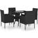 vidaXL 3059413 Juego de comedor de patio, 1 Mesa incl. 4 Sillas