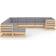 vidaXL 3077094 Loungeset, Bord inkl. 10 Soffor