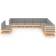 vidaXL 3076924 Loungeset, Bord inkl. 11 Soffor