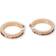 Tommy Hilfiger Thin Earrings - Rose Gold/Transparent