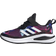 Adidas Kid's Fortarun Elastic Lace Top Strap - Core Black/Cloud White/Violet Tone