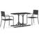 vidaXL 3072443 Juego de comedor de patio, 1 Mesa incl. 2 Sillas