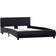 vidaXL Bed Frame with LED Artificial Leather 65cm Sängram 140x200cm