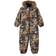 Name It Snow10 Snowsuits - Blue/Dark Sapphire Flower Floor