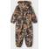 Name It Snow10 Snowsuits - Blue/Dark Sapphire Flower Floor