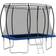 vidaXL Trampoline Rectangular 274x183cm + Safety Net + Ladder