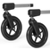 Burley Kit De 2 Roues De Poussette Noir