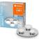LEDVANCE Smart+ wall Orbis Round IP44 TW Chrome Ceiling Flush Light 30cm