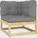 vidaXL 3077174 Loungeset, Bord inkl. 6 Soffor