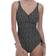 Fantasie Santa Monica V-Neck Swimsuit - Black/White