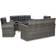 vidaXL 46115 Set da pranzo per patio, 1 Tavolo incluso 2 Sedie & 2 Divani