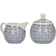 London Pottery Lattice Serving 2pcs